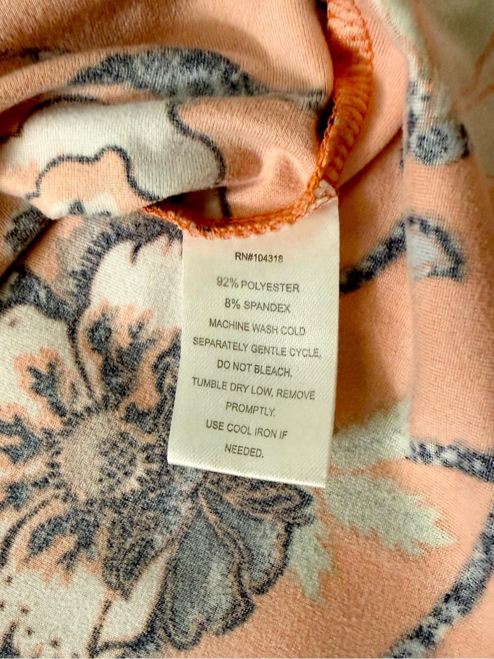 Allison Brittney Orange Floral Sleeveless Mini Dress - Picture 7 of 7